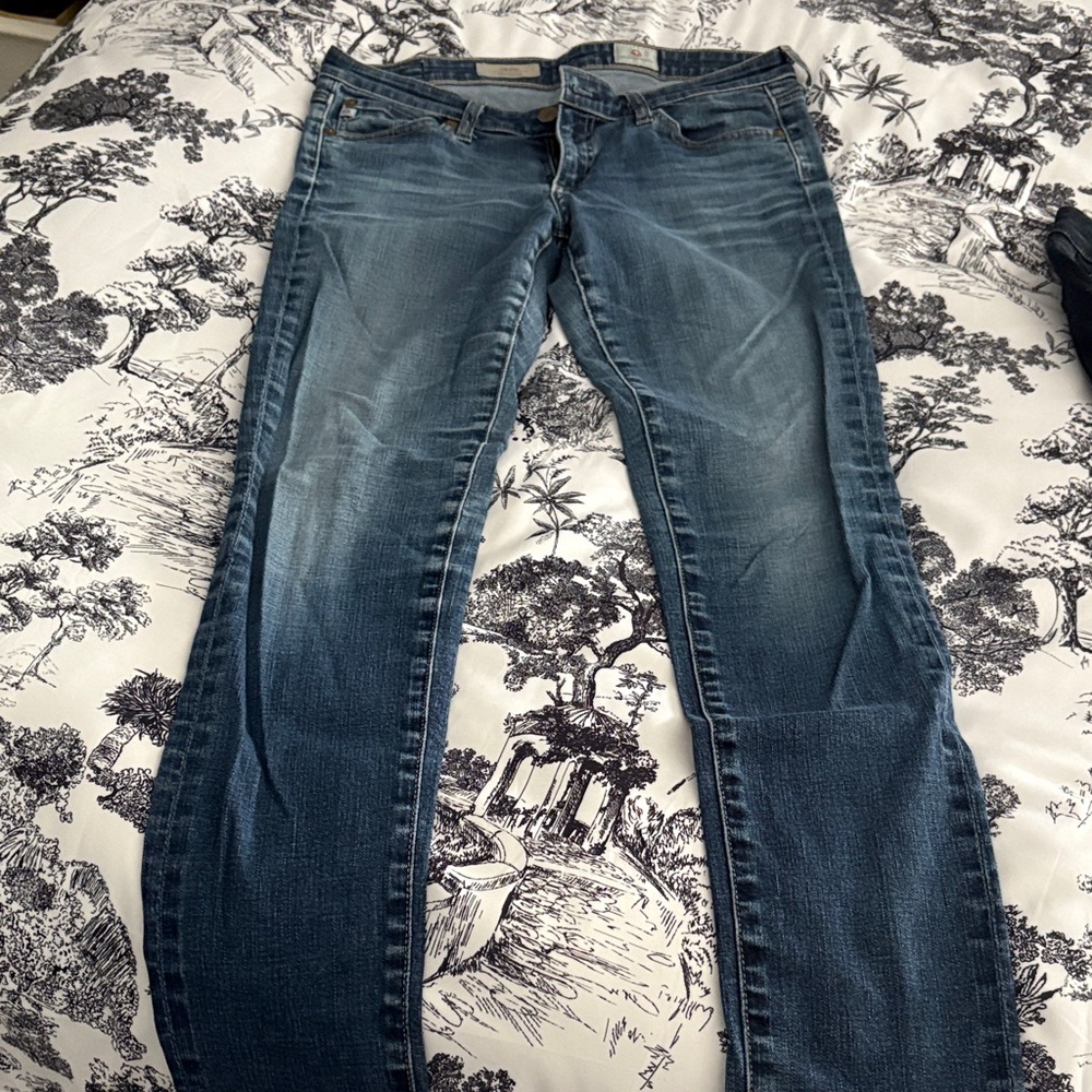 AG Adriano Goldschmied Women's Classic Blue Skinny Jeans
